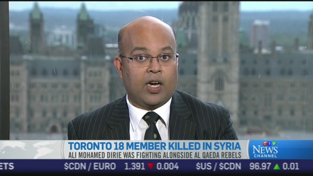 Toronto 18 member Ali Mohamed Dirie killed fighting in Syria | CTV News - image