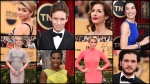 Stars of the screen hit the red carpet at the Shrine Auditorium in L.A. for the 21st-annual Screen Actors Guild Awards.