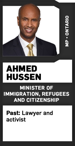 Ahmed Hussen bio card 2018