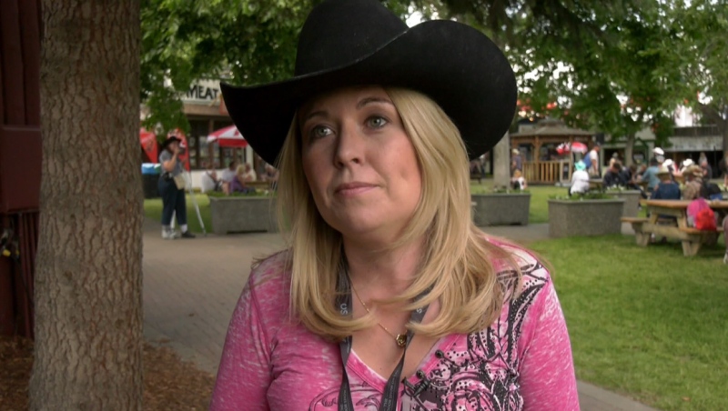 calgary mp michelle rempel, seen here at the calgary stampede