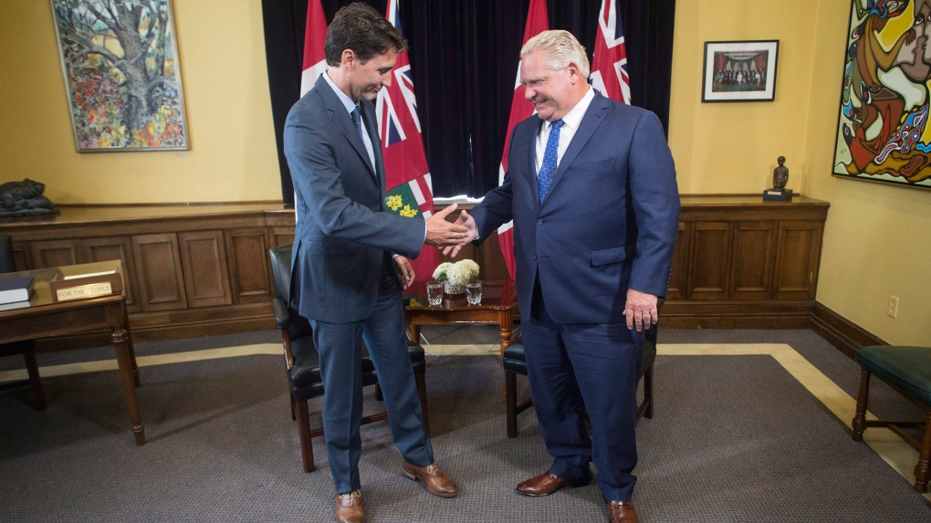 Trudeau and Ford mark electric vehicle 'milestone' in Ontario CTV News