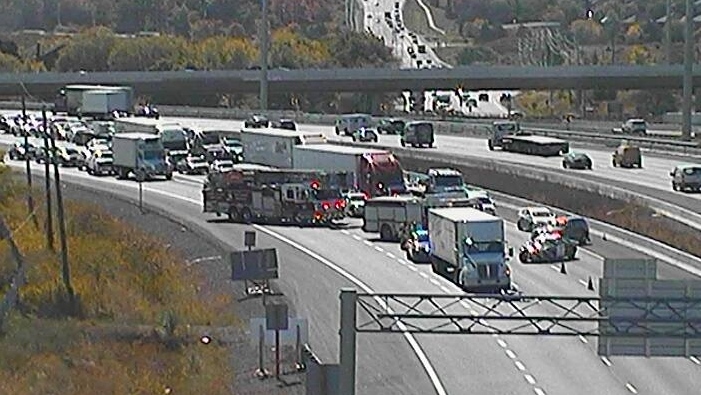 Motorcyclist In Life-threatening Condition Following Crash On QEW In ...