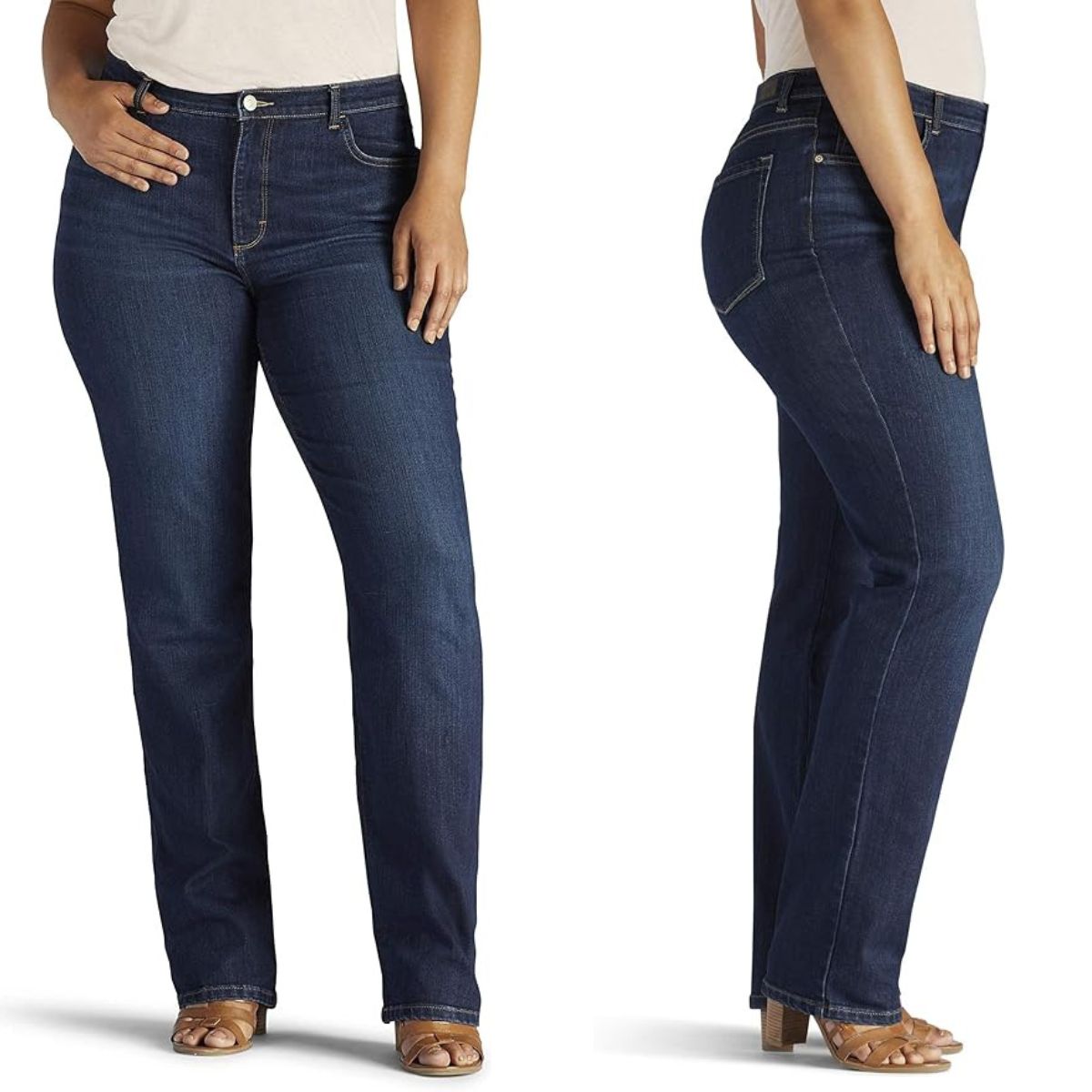 Just My Size Women's Plus Size Pull On Stretch Denim Jegging 
