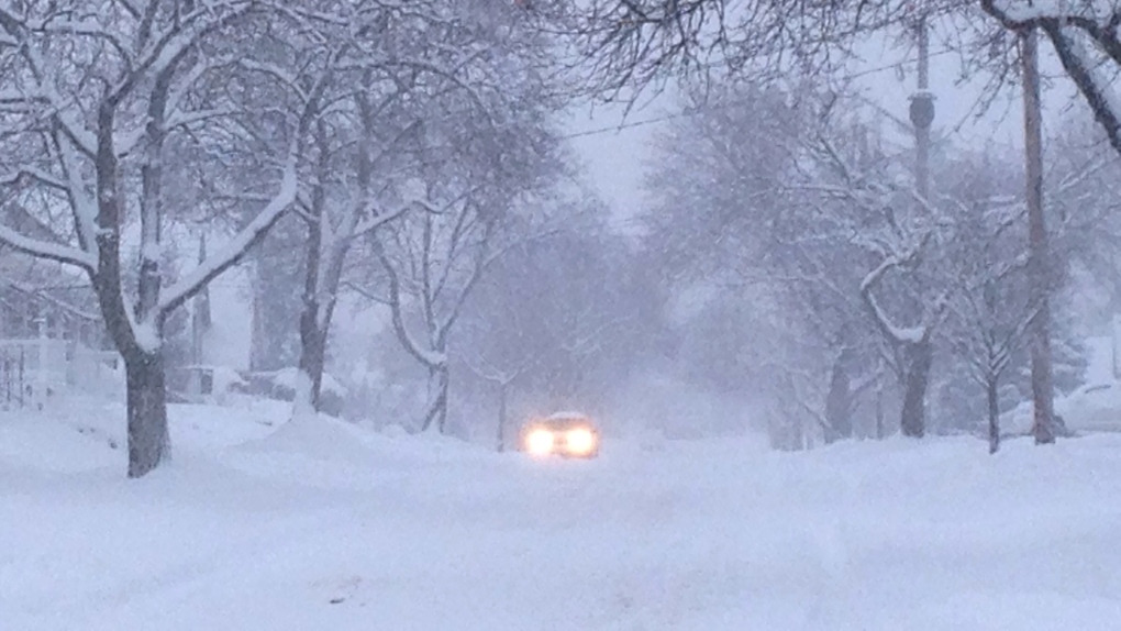 Snow squall warning issued for London area