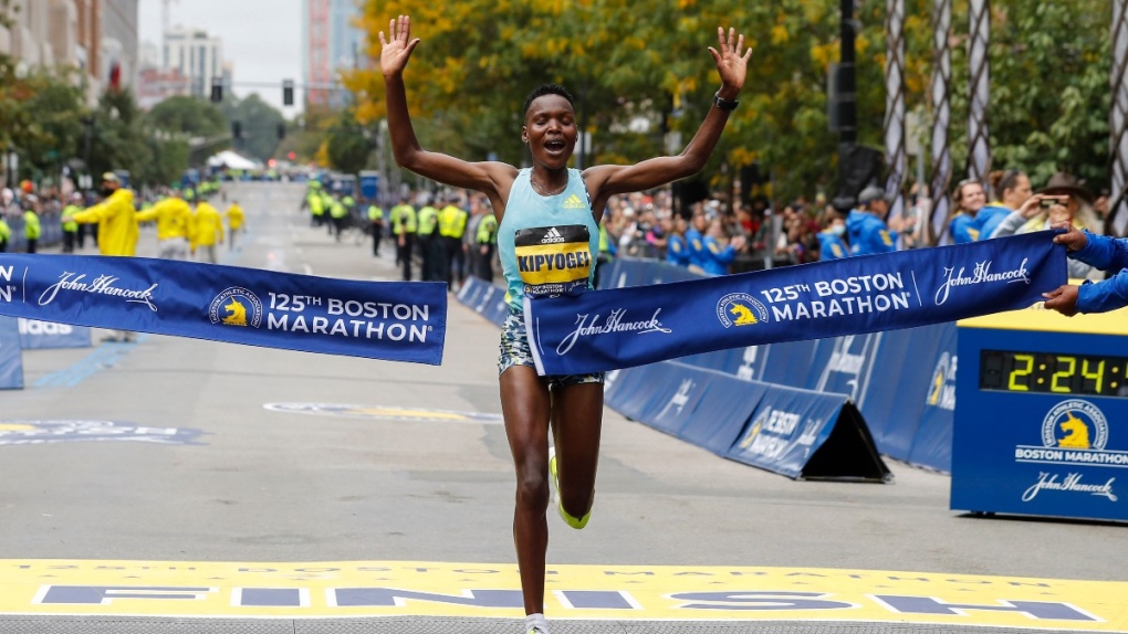 Boston Marathon 2021 winners: Kenyans Kipruto, Kipyogei sweep in  pandemic-delayed return to race | CTV News