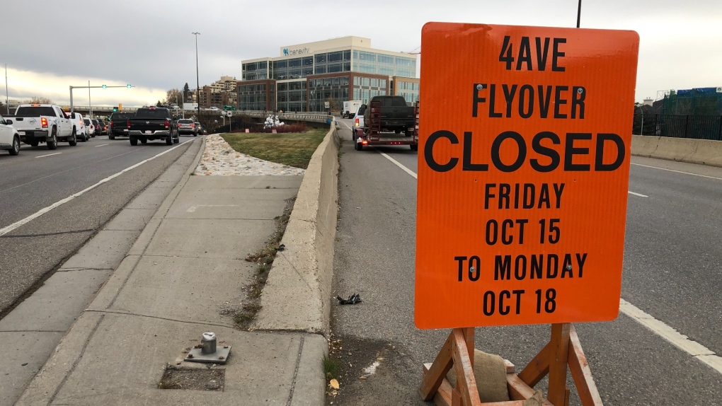 Film production in downtown Calgary shuts down 4th Avenue flyover