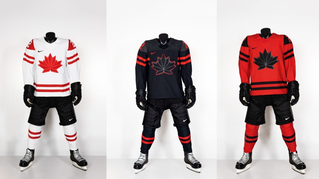 Hockey Canada reveals three jersey designs for Beijing Olympics | CTV News