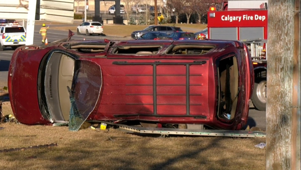 Calgary police say 7 vehicles were hit, charges pending in Macleod