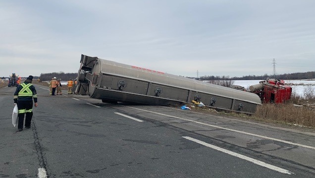 tank truck rollover