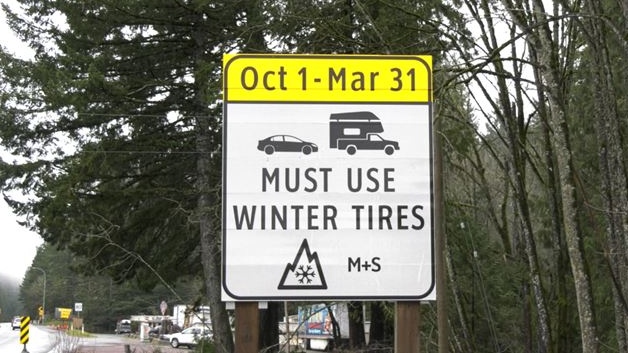 B.C. winter tires: All-season or winter tires soon required on some  Vancouver Island highways | CTV News