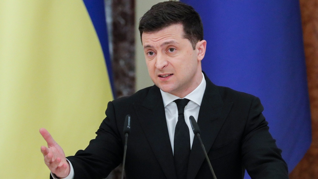 Ukrainian president says war with Russia a worst-case possibility | CTV News