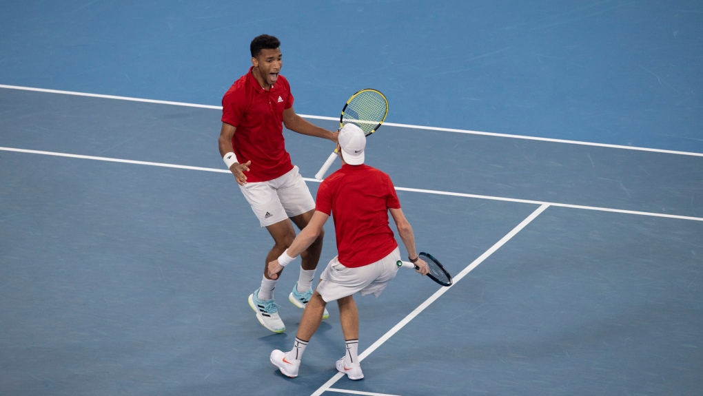 Auger-Aliassime and Shapovalov win decisive doubles match against Russia to  advance to the final | CTV News