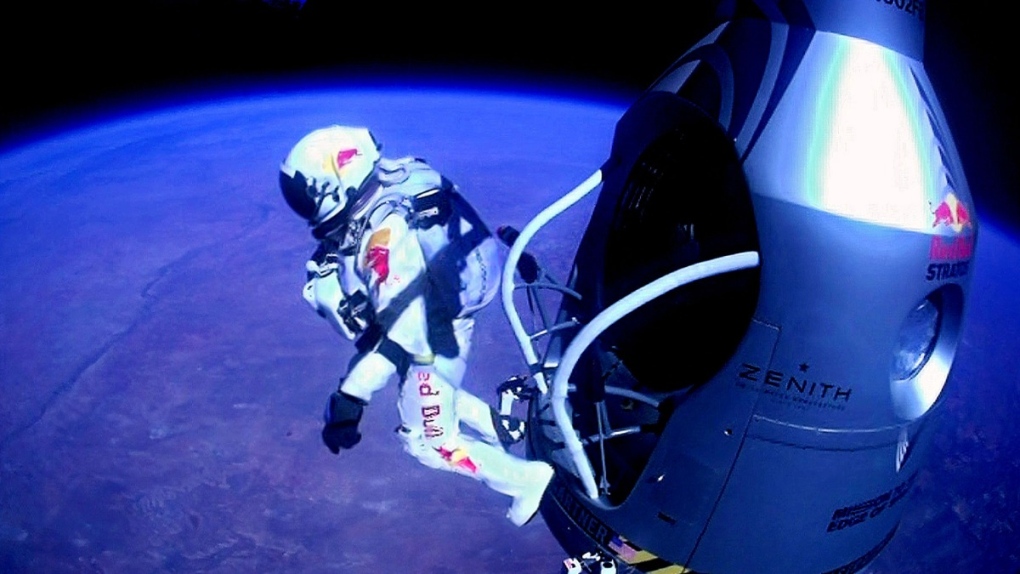 Felix Baumgartner: 10 years on, the man who fell to earth is still awed by  experience | CTV News