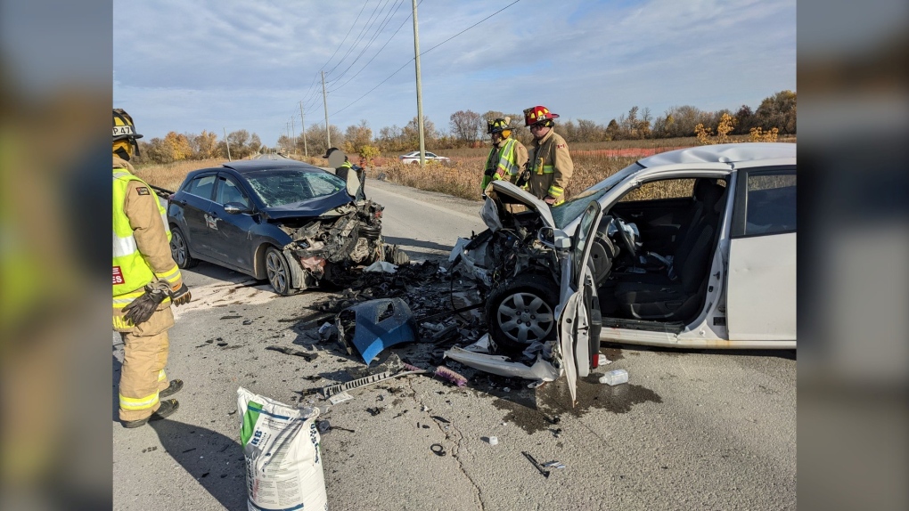 Two people suffer serious injuries in two-vehicle crash in Barrhaven | CTV  News