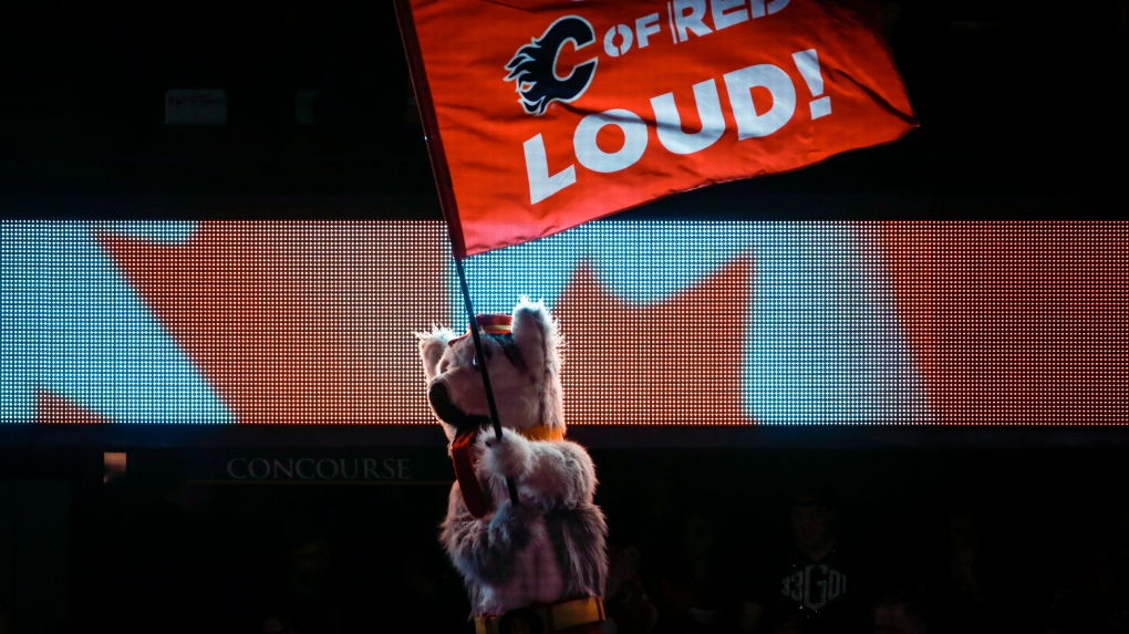Calgary Wranglers - Your Stockton Heat Mascot, Frankie the Firebird!