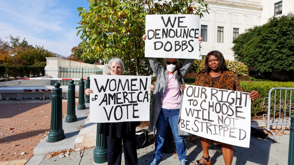 American Abortion Rights Protest At Supreme Court | CTV News