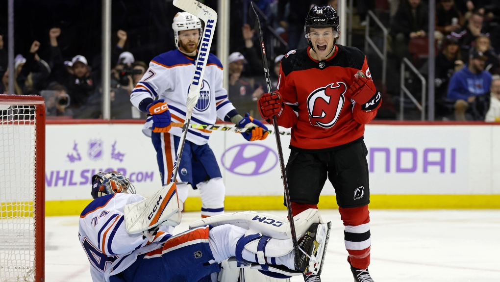 Oilers vs. Devils: New Jersey wins 5-2 | CTV News
