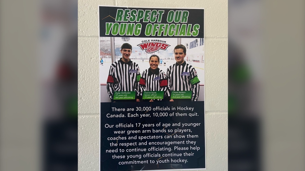 Young on-ice officials to wear green arm bands in N.S. | CTV News