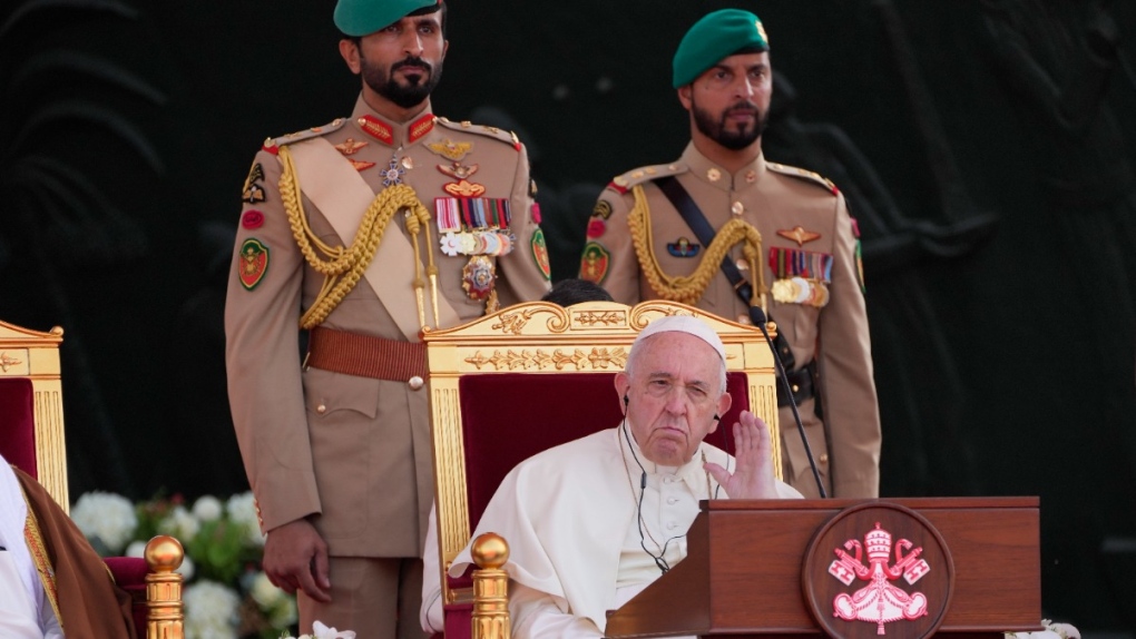 Pope Francis slams 'childlike' whims of powerful that start wars | CTV News