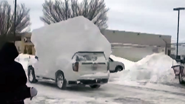 Video shows Buffalo Bills stadium buried in snow after massive