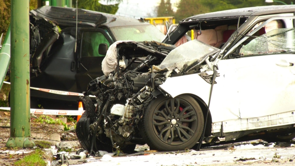 Speed, drugs, alcohol potential factors in crash on Granville Street: Vancouver police