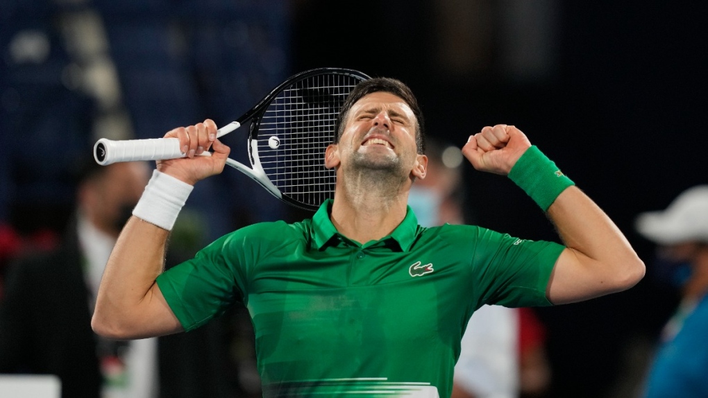 Novak Djokovic wins his first match of 2022 in Dubai | CTV News