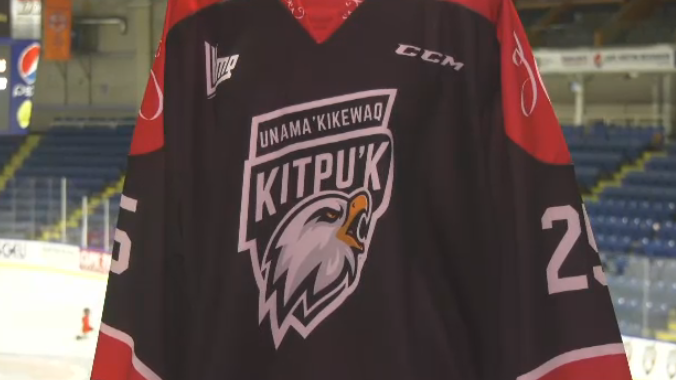Cape Breton Eagles unveil new jersey with a heritage theme | CTV News