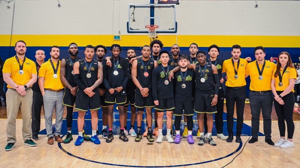 St. Clair College men's basketball team wins silver | CTV News