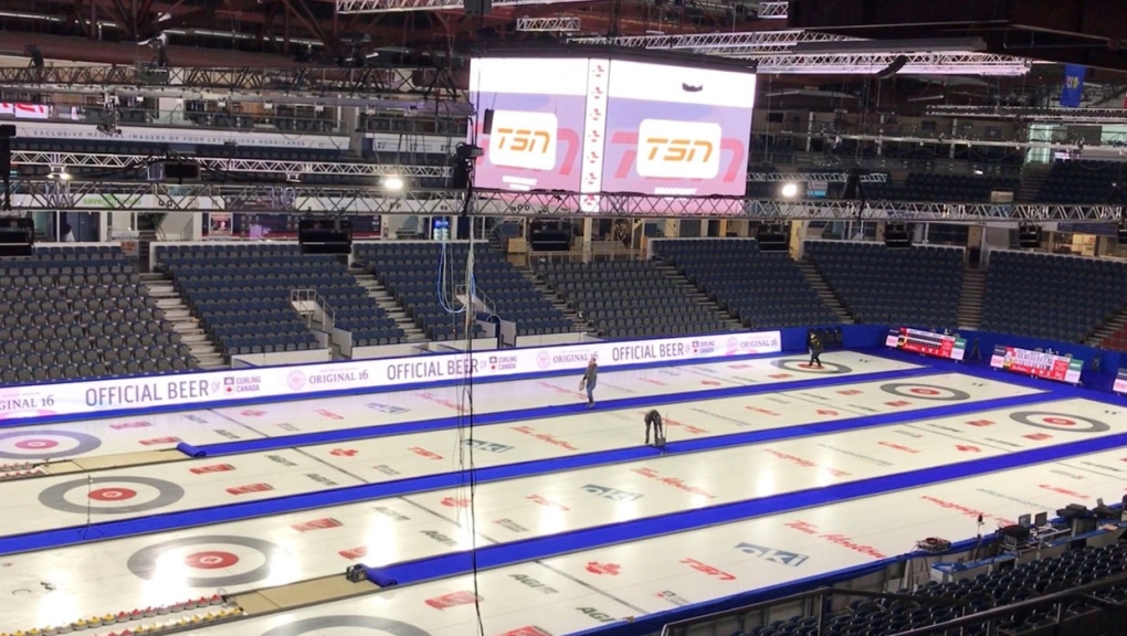 'The Enmax Centre is revved up' Crews putting on the finishing touches