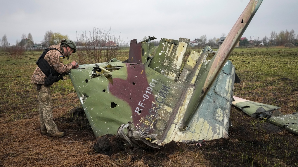 Ukraine: 'Ghost of Kyiv' a myth, officials admit | CTV News