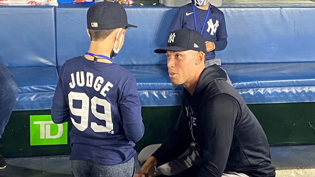 New York Yankees fan given Judge HR ball meets hero | CTV News