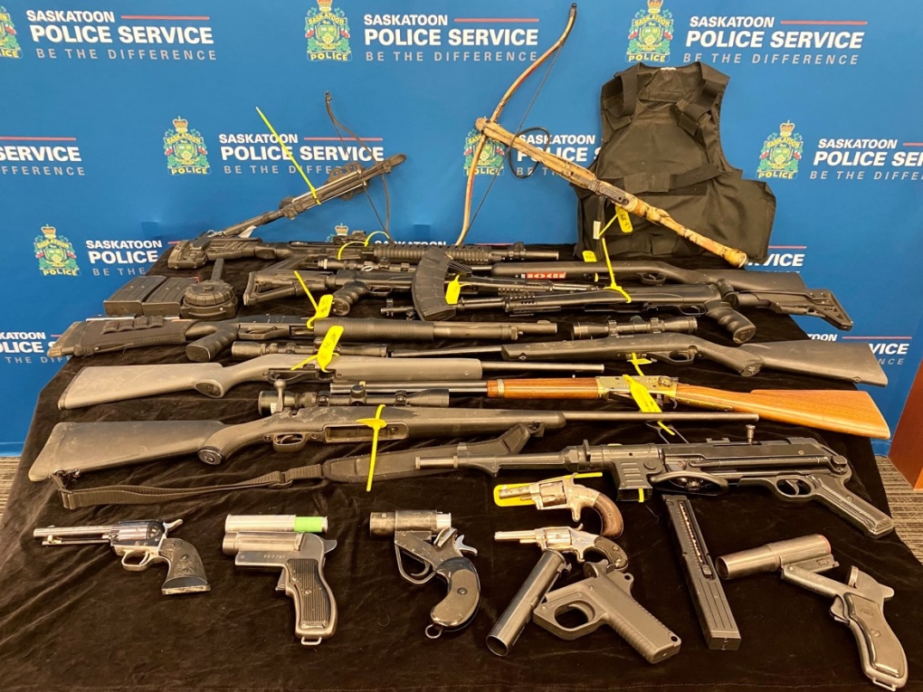 Saskatoon Police Seize Numerous Weapons Following Eight-month ...