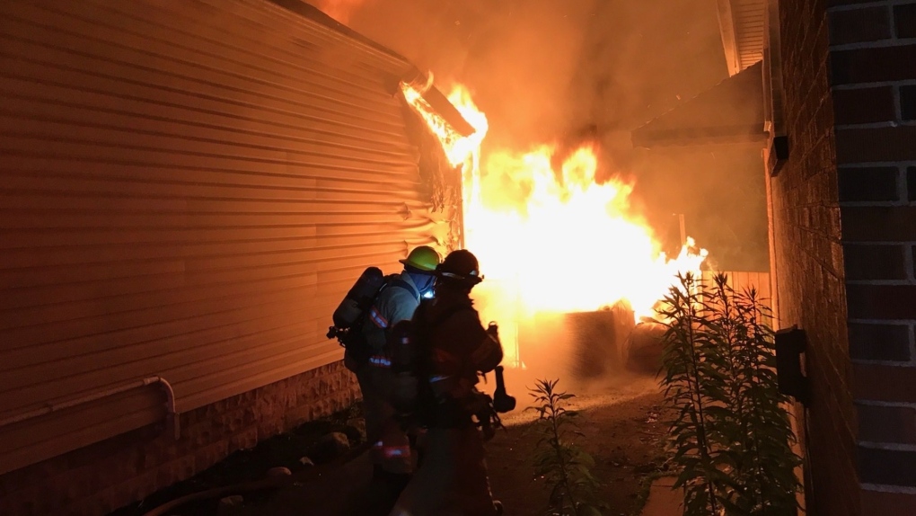 Family dog saved from $600,000 house fire in east London