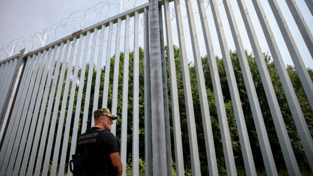 Poland completes Belarus border wall to keep migrants out | CTV News