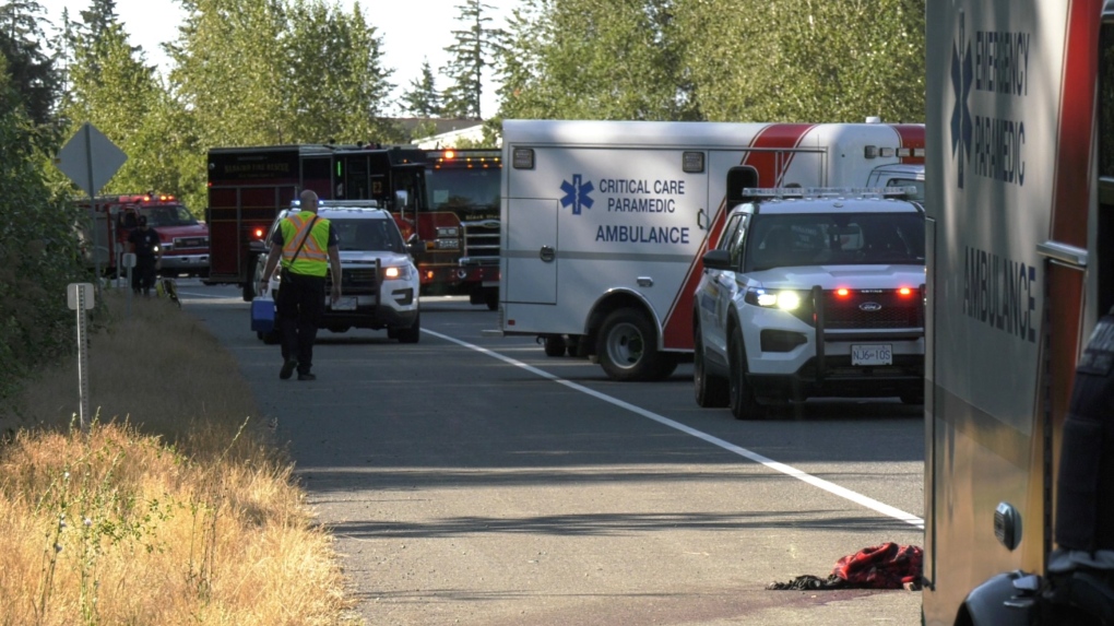 Man in hospital, another in custody after shooting in Nanaimo, B.C.