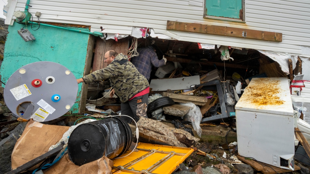 Fiona: Burnt Islands residents clean up after storm | CTV News