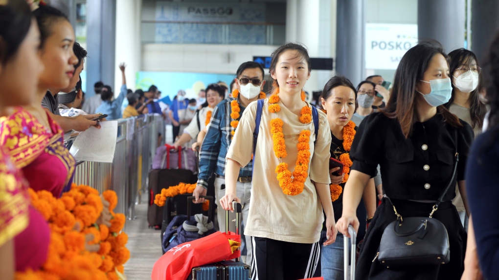 Bali welcomes back 1st flight from China as COVID rules ease | CTV News