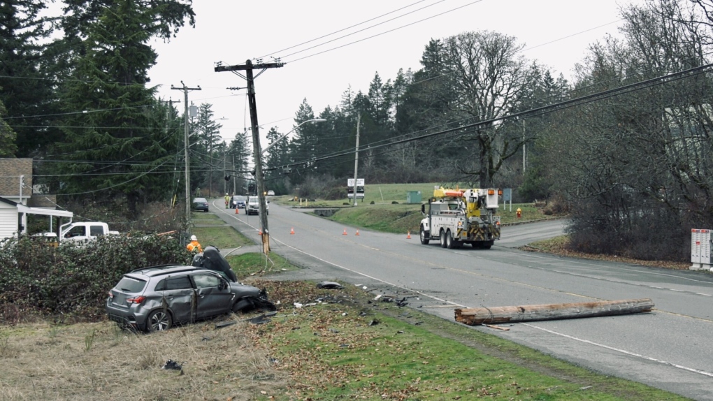 Power Outage In Nanaimo Caused By Crash | CTV News