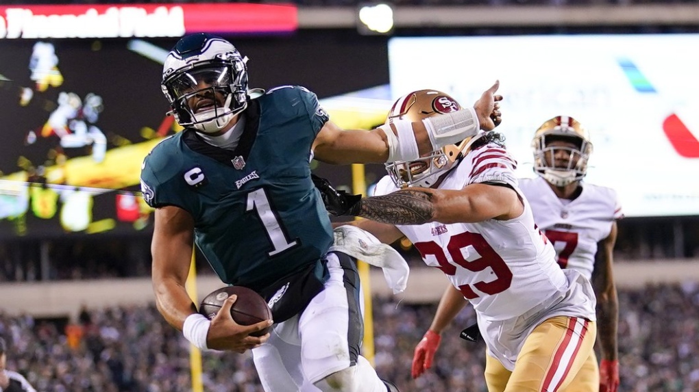 NFC title game: Eagles rout 49ers, soar into Super Bowl | CTV News