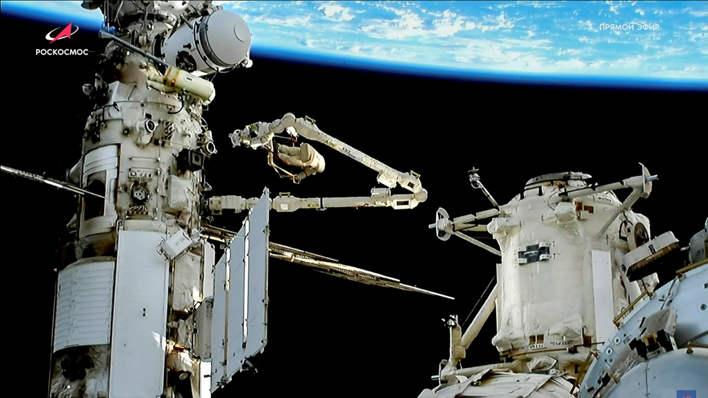ISS: Russian module leaks coolant, crew 'not in danger' | CTV News