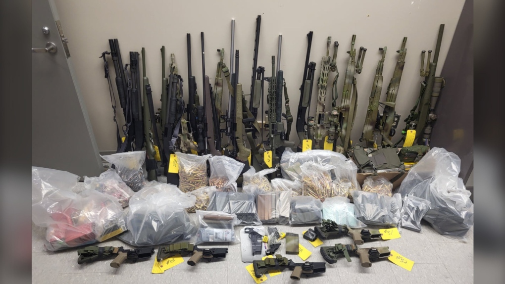 Southern Ont. man charged with weapons offences are police raid in northern Ont.
