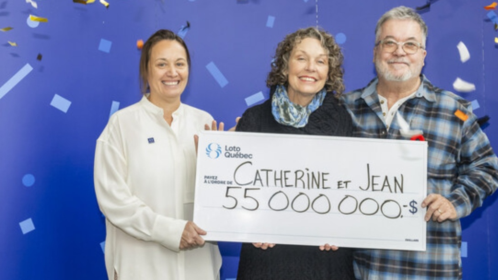 Quebec Retirees Win $55M Lottery Jackpot On Halloween | CTV News