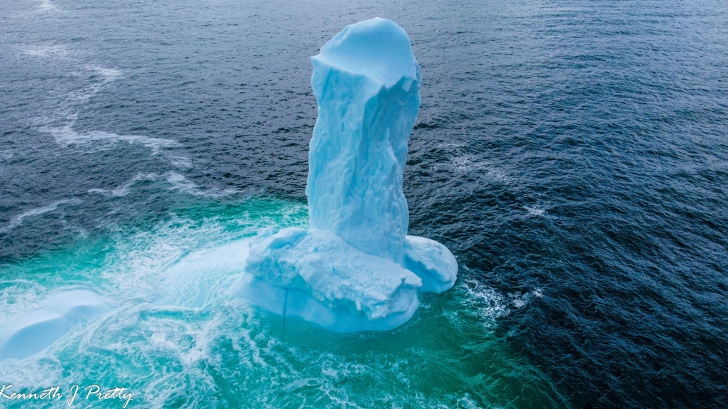 Phallic iceberg goes viral in Newfoundland | CTV News