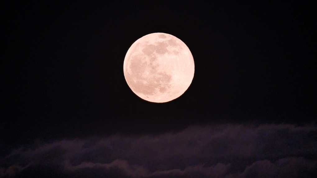 April pink full moon: Lunar event starts tonight | CTV News