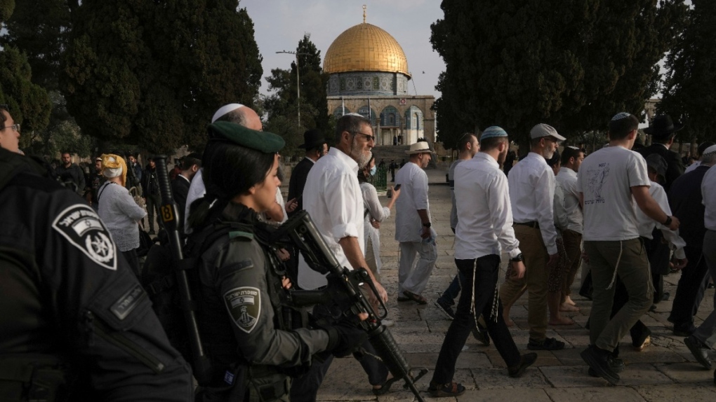 Israel: Tension around Jerusalem shrine after Syria rockets | CTV News