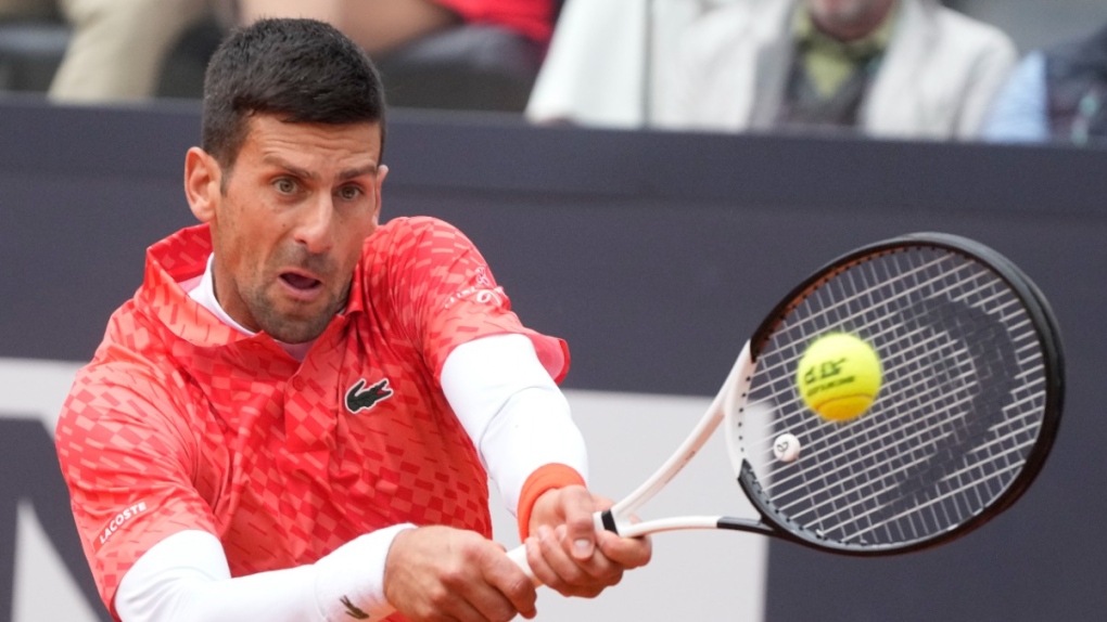 Djokovic pulls Italian Open comeback to slam Dimitrov, Swiatek wins