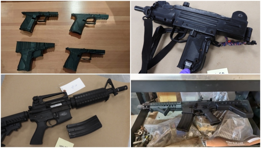 Calgary police release photos of items seized in national crackdown on 3D-printed guns