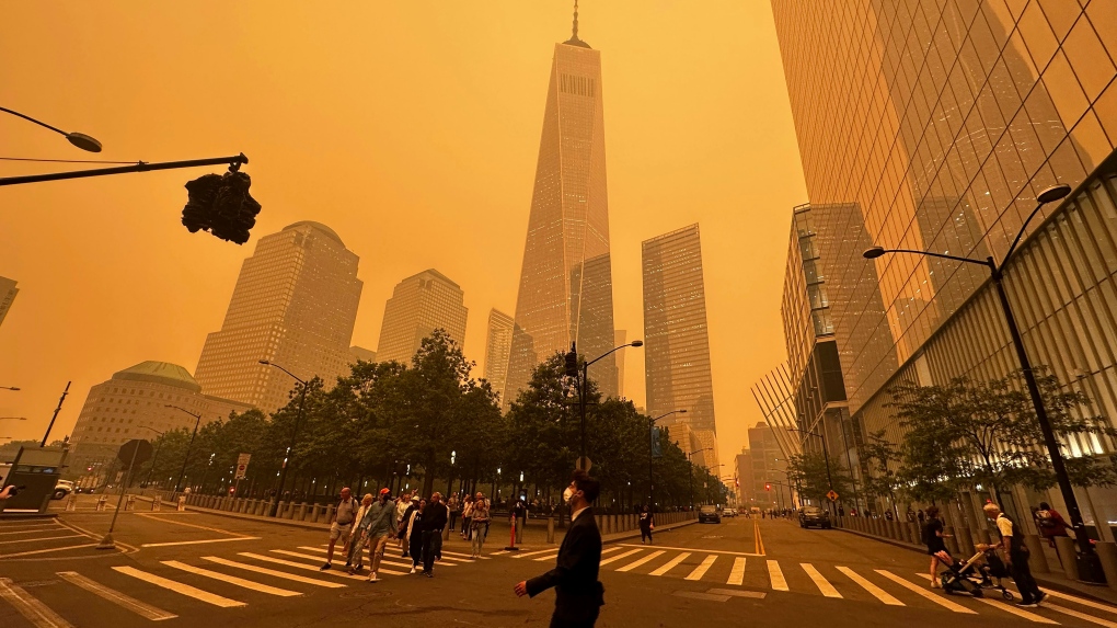 In pictures: Wildfire smoke blankets cities in Canada and the U.S ...