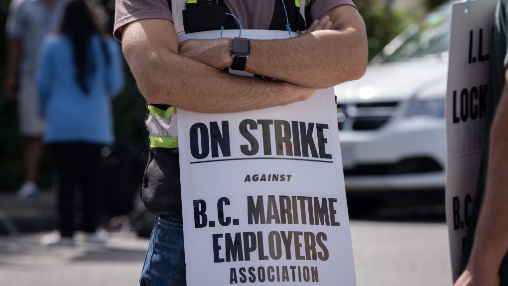 Over 7,000 Port Workers In B.C. Go On Strike | CTV News