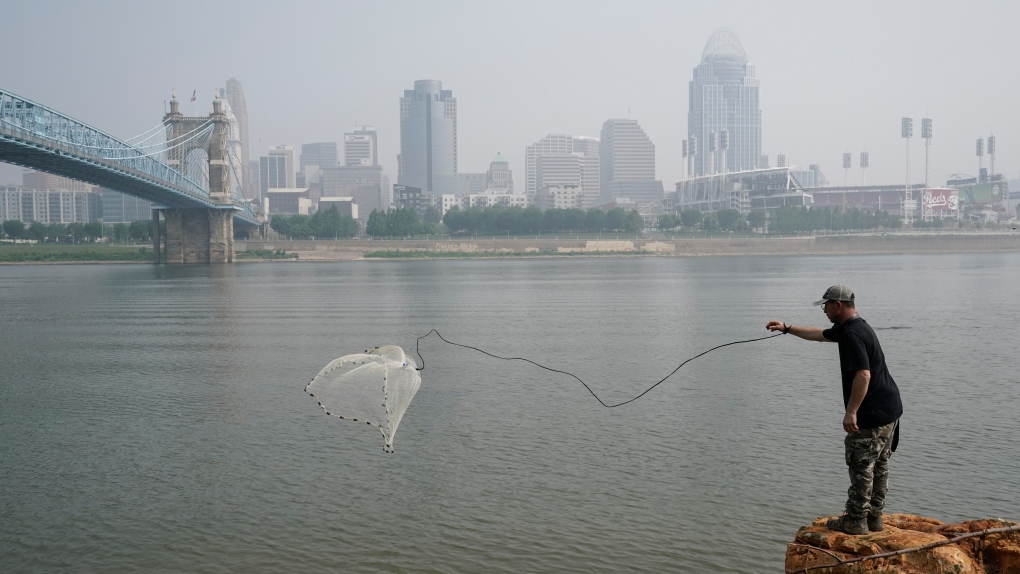 Canadian wildfire smoke impacts air quality in Montana, Ohio